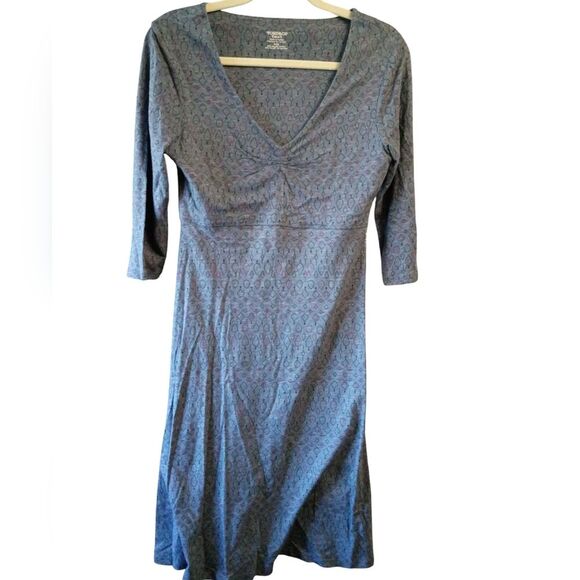 Toad&Co Rosalinda Dress Blue Size Small Outdoor Camp Sporty Athleisure Organic - Picture 1 of 4